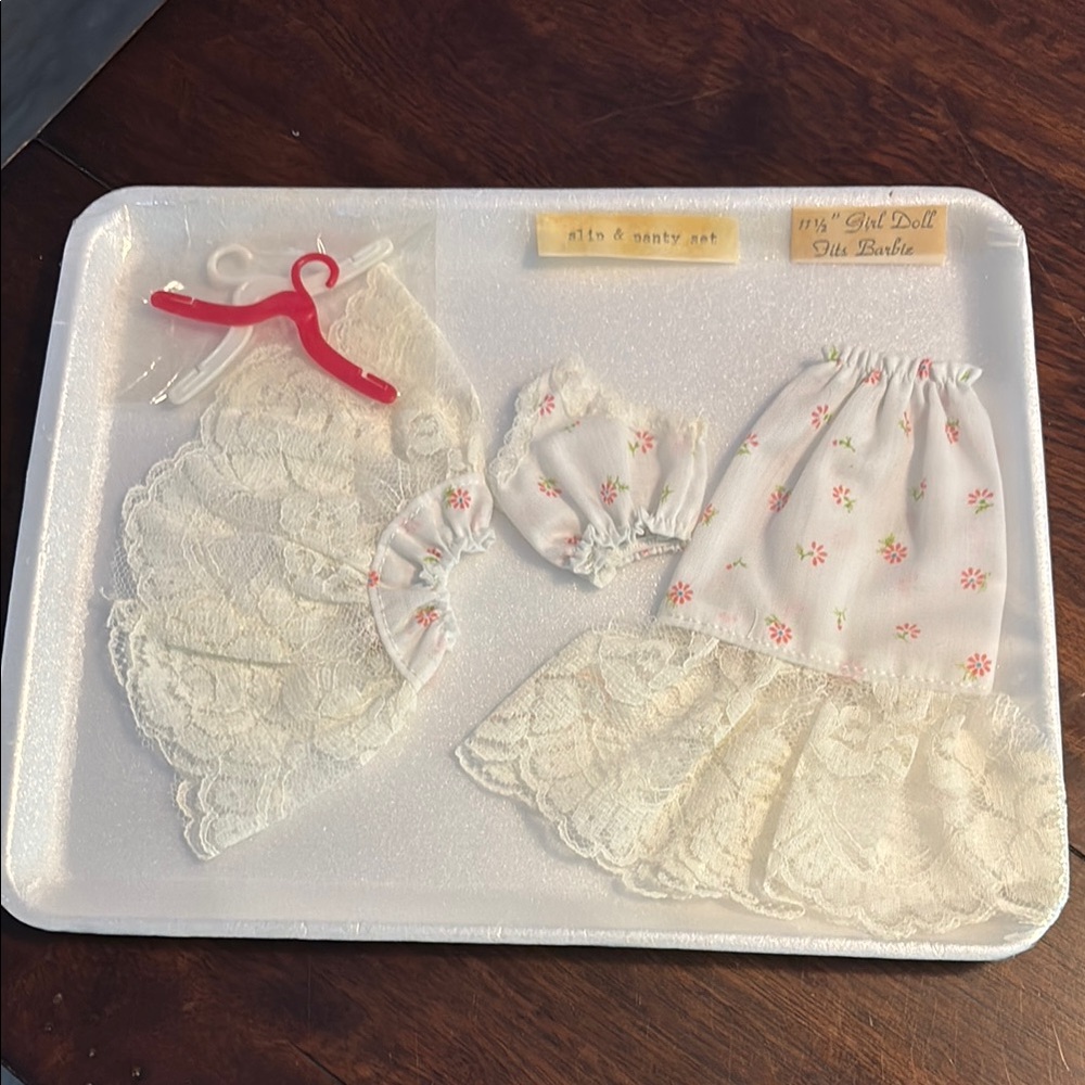 Barbie or Tammy slip and Panties set